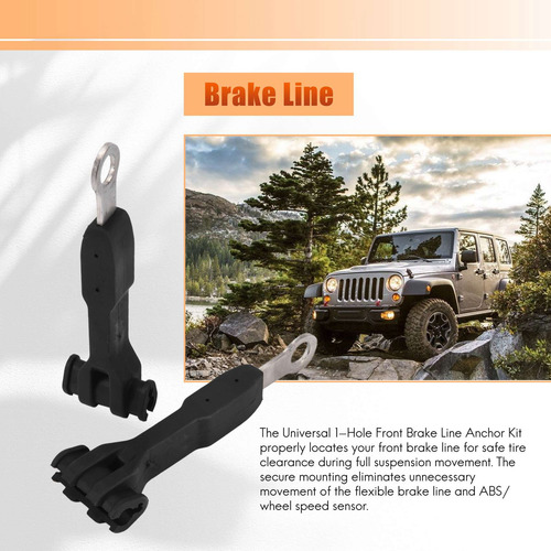 Kit De Anclaje De Freno Delantero De Coche Para Wrangler /jk