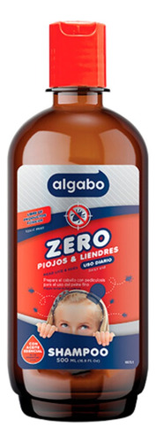 Shampoo Zero Piojos Y Liendres Uso Diario Algabo Kids X 2 U