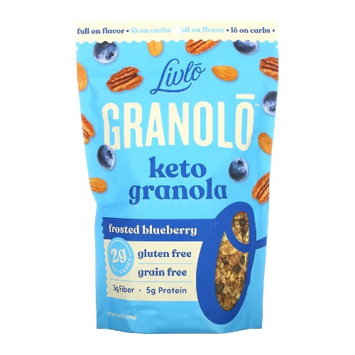 Livlo Granola Cetogénica, Keto Arándano Azul 298 G Sfn