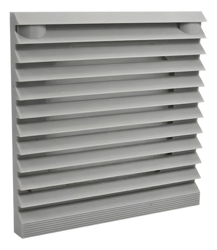 Veneziana Com Filtro Para Ventilador 12x12cm Cor da estrutura Cinza