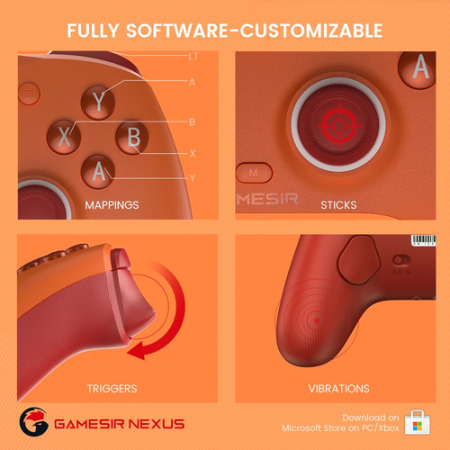 . Controlador Con Cable Gamesir G7 Se Para Pc/xbox One