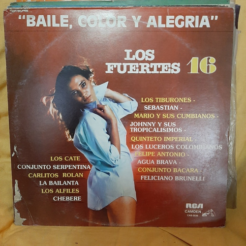 Vinilo Los Fuertes 16 Baile Color Y Alegria Chebere C4