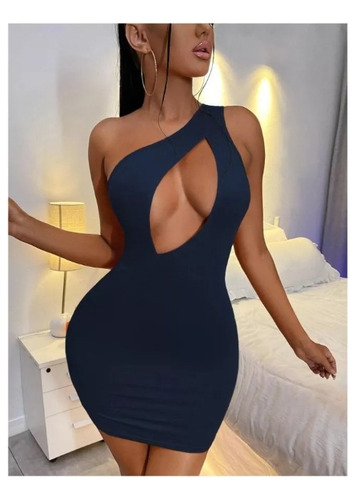Vestido De Dama Ajustado Con Abertura