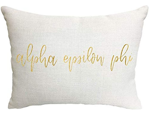 Sorority Shop Alpha Epsilon Phi Pillow - 12  X 16  Lumbar Pi