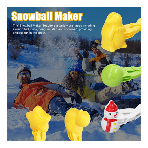 Juguete For Hacer Bolas De Nieve, Clip De Nieve, Kit For H