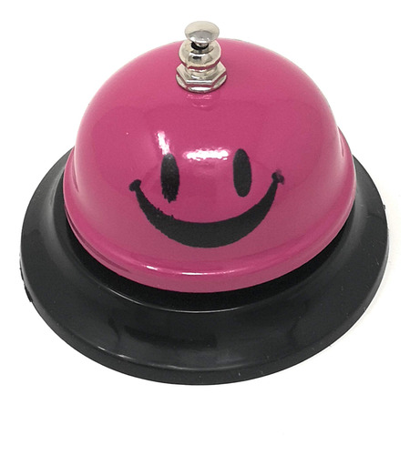 Asian Home Campana De Llamada De Metal Sonriente De 3.35 Pul