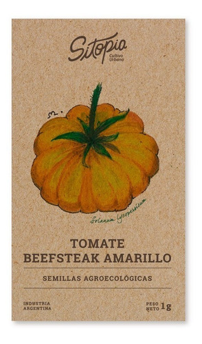 Semillas De Tomate Beefsteak Amarillo Sitopia
