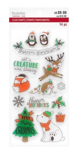 Scrapbooking Sello Silicona Recollections Navidad Oso Polar