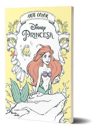 Princesas. Arte Color Con Frases Disney Planeta Junior