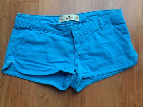 Shorts Mujer Hollister Talla 3 (36) Azul