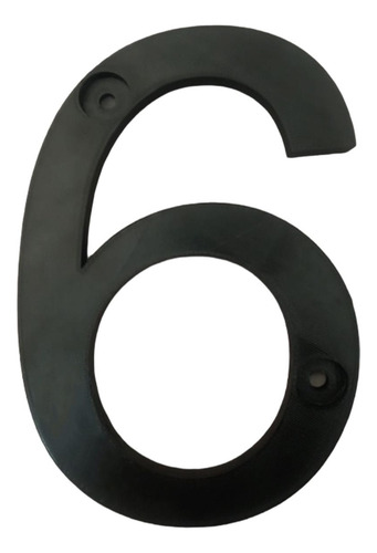 3d Números Para Residencias, Mxgnb-006, Número 6, 17.7cm Alt