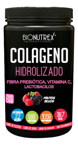 Colageno Hidrolizado Osteoporosis Artritis Inflamacion Sabor Frutos Rojos