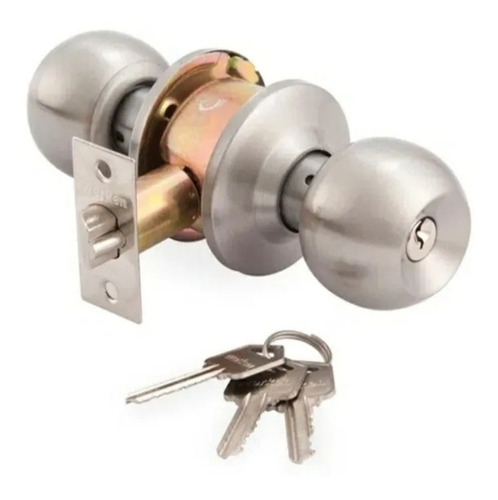 Imagen 1 de 3 de Cerradura Chapa Puerta Casa Dormitorio Para Interiores