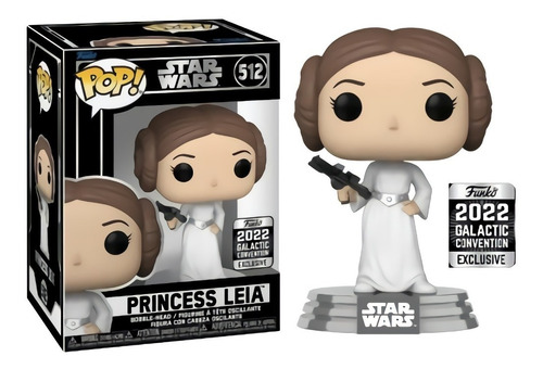 Funko Pop! Star Wars Leia - Exclusive - Conventio #512