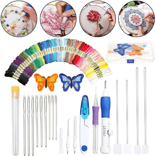 Box Tool Kit Bordado En Color Accesorios De Costura 50 Set L