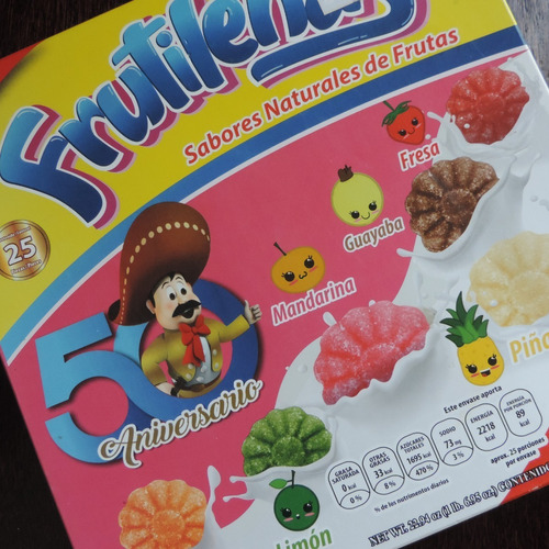 Dulces Frutilenas Caja 25 Piezas