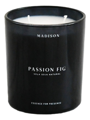 Vela Soja Natural 320 Grms Negro Passion Fig Madison