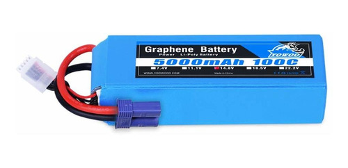 Bateria Lipo Grafeno 14.8v 5000mah 100c 4s Ec5 Plug Yowoo Po