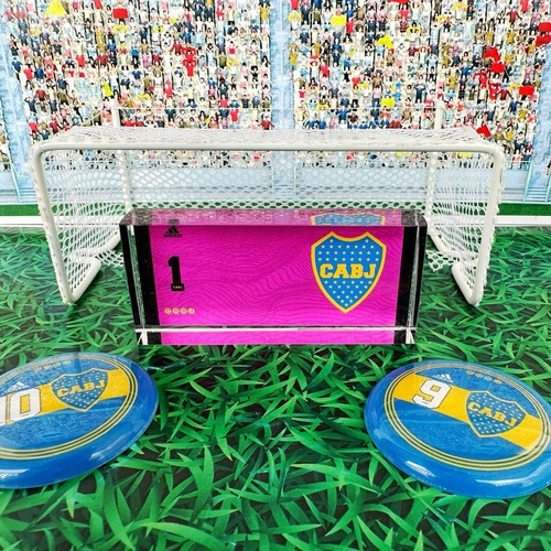Time De Futebol De Botão Boca Juniors Uniforme 1