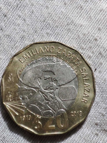 Moneda Emiliano Zapata Salazar.
