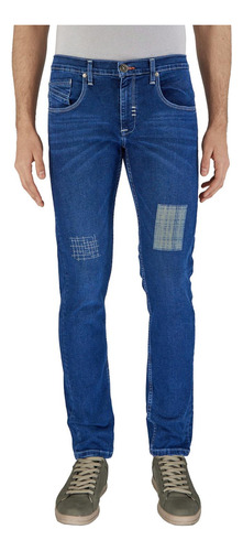 Jeans Lee Hombre Skinny Azul R03