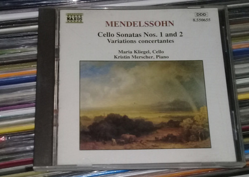 Kliegel Merschner Mendelssohn Cello Sonatas 1&2 Cd / Kktus 