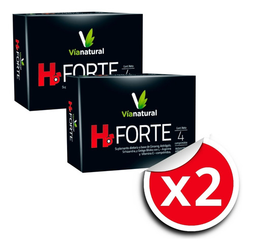 Imagen 1 de 4 de H Forte - Via Natural 4 Comp X 2 Cajas