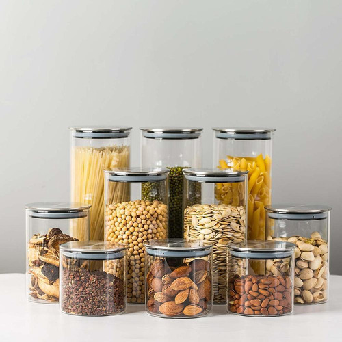Caja 24 Brocal De Vidrio Liso De Borosilicato 690 Ml