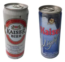 Comprar Latas De Cerveja Kaiser Antigas, Lote C\u002F2, Cheias E Lacradas