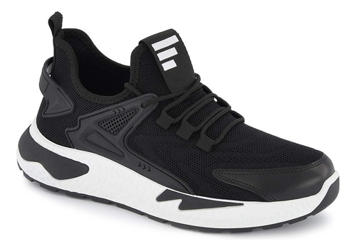 Tenis Ferrato Plantilla De Microesferas Hombre Negro