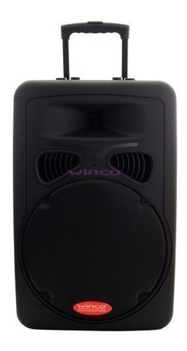 Parlante Activo Portatil C/ Carrito Woofer Winco 450w Rms