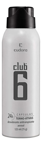 Club 6 Desodorante Antitranspirante Masculino 125ml