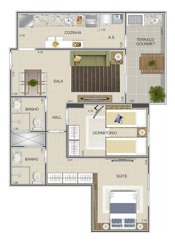 Apartamento - Venda - Tupi - Praia Grande - Vno43