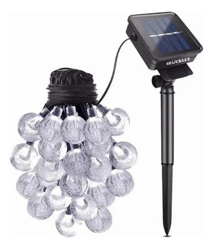 Lámpara De Jardín Impermeable Con Cable Solar, 8 Modos, 12 M