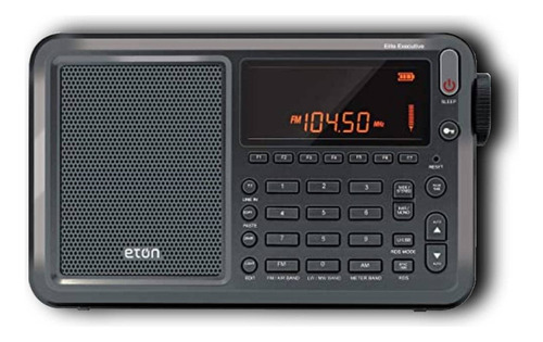 Eton E1 Portátil Digital Acero Inoxidable - Radio (portátil, Digital, 87.00-108.00 Mhz, 520-1710 Khz, 1711-29995 Khz, 10.1 Cm)