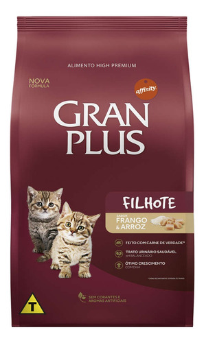 Gran Plus Gato Cachorro - Pollo Y Arroz  10 Kg 