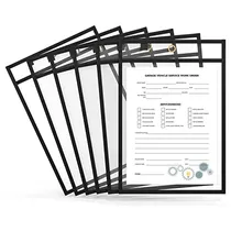 Comprar Bolsillos De Borrado Seco Negros, Fundas De Plástico P...