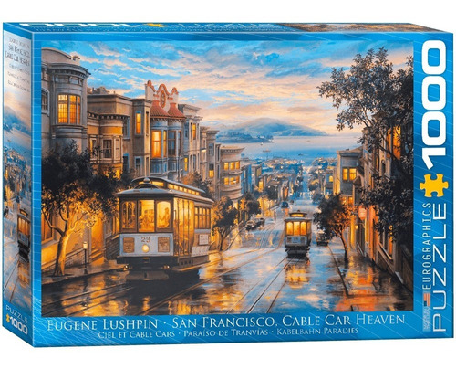 Lushpin San Francisco Rompecabezas 1000 Piezas Eurographics