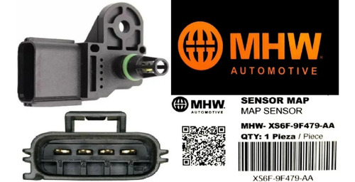 Imagen 5 de 8 de Sensor Map Ford Fiesta Balita 1.25 1.3 Power Máx Mové 1.6