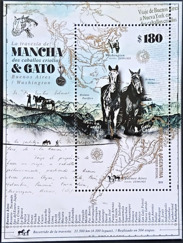 Argentina Fauna, Gj Hb 275 Mancha & Gato 2019 Mint L19123