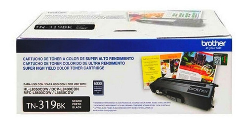 Toner Brother Tn319 Negro 319 8350 8400 8600 8850