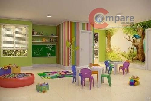 Apartamento Com 3 Dormitórios À Venda, 62 M² Por R$ 380.000,00 - Parque Cecap - Guarulhos/sp - Ap3339