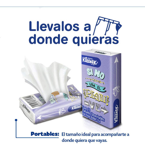 Pañuelos Faciales Desechables Sellapack 8 Paquetes 15 Pcs