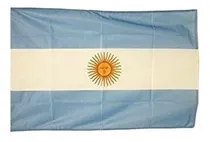 Comprar Bandera Argentina Con Sol Para Balcon 60x90cms Con 2 Sogas