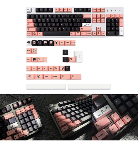 Keycaps 138 Accesorios Compatibles Con Teclas Reemplazo Para