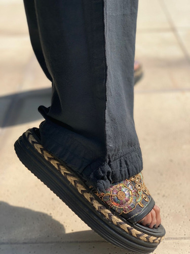 Imagen 6 de 10 de Babucha Pantalón Bambula Yoga Taichi Puño Ajustable