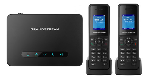 Kit Base Ip Dp750 + 2 Teléfono Inalámbrico Dp720 Grandstream