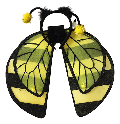 Diadema De Ala De Abeja Para Niños Linda Para Juegos De Rol