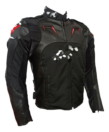 Chaqueta Cuero Proteccion Joroba Moto Envio Gratis Promocion