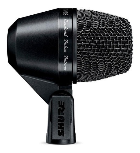 Micrófono Para Bombo Shure Pga52-lc Color Negro